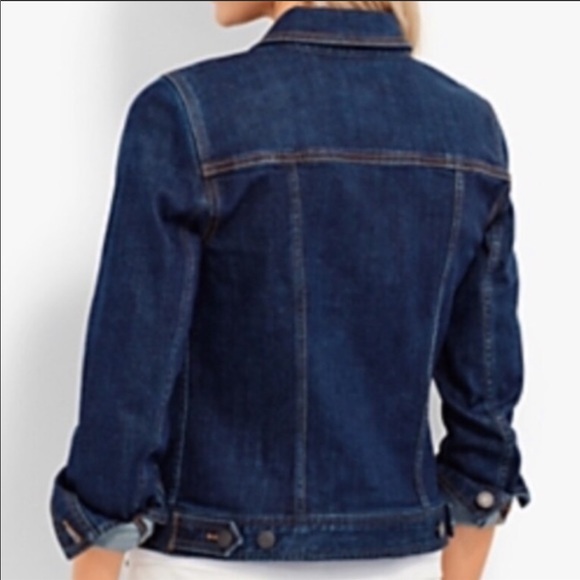 Talbots Denim Ruffle Jacket - Picture 3 of 7